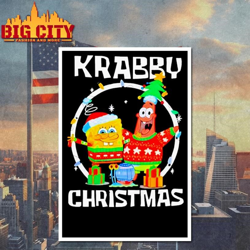 Krabby Christmas Cartoon shirt