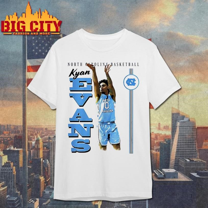 Kyan Evans North Carolina Tar Heels Portrait Shirt