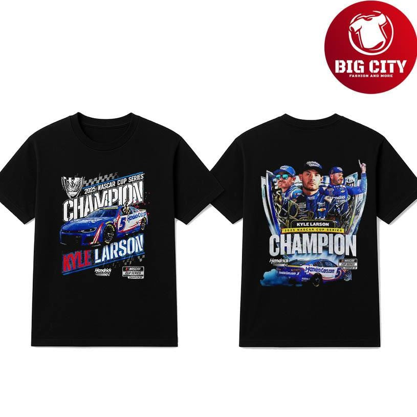 Kyle Larson 2025 NASCAR Cup Series Champions Shirt