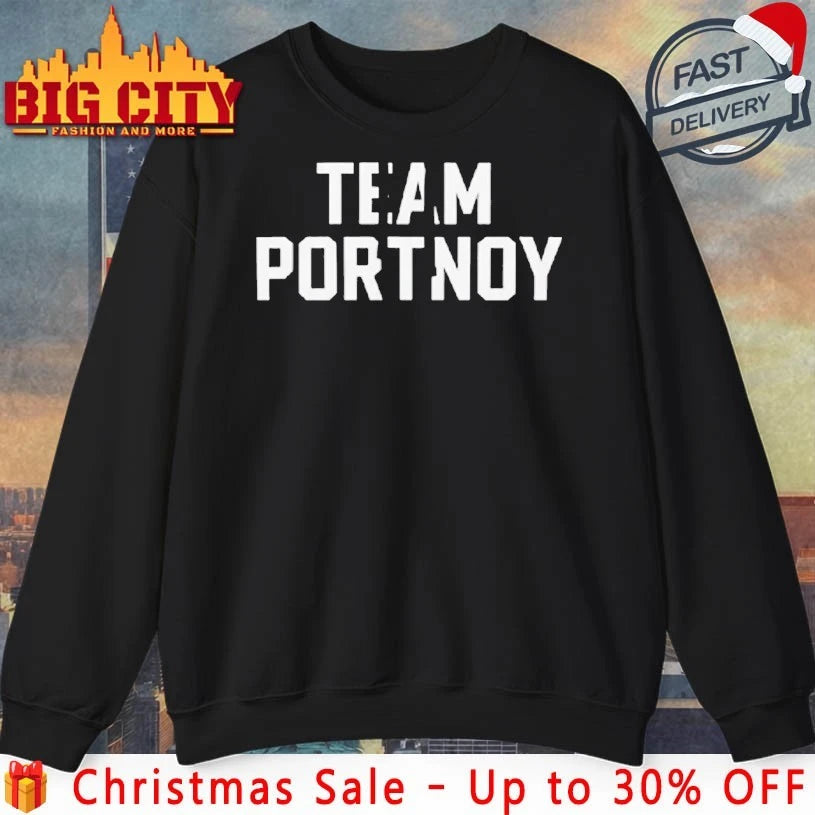 Kyle Rudolph wearing Team Portnoy shirt