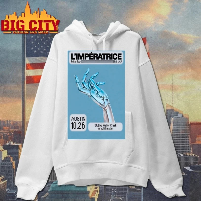 L Imperatrice October 26 2025 In Austin TX Tour Poster shirt