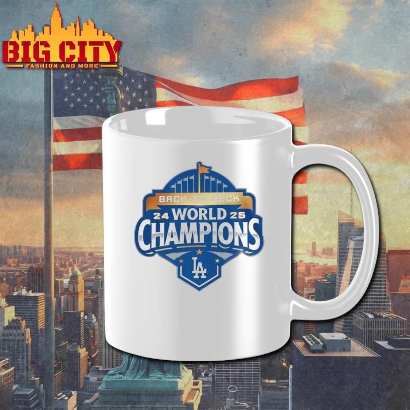 LA Dodgers Celebration Champions Back To Back Shirt