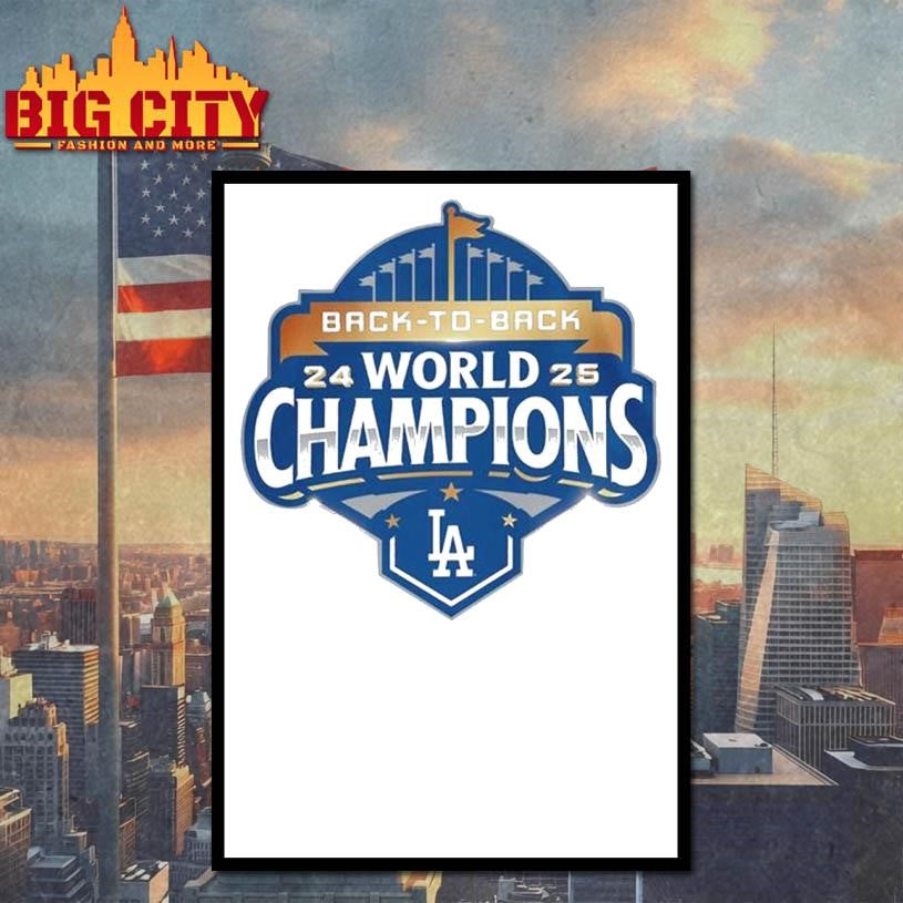 LA Dodgers Celebration Champions Back To Back Shirt