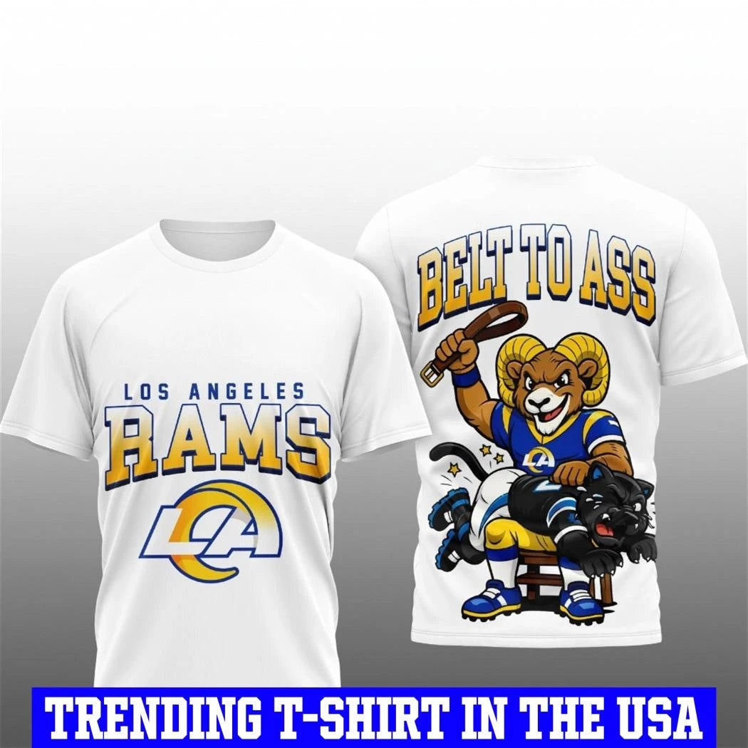LA Rams Beat Panthers Belt To Ass Shirt
