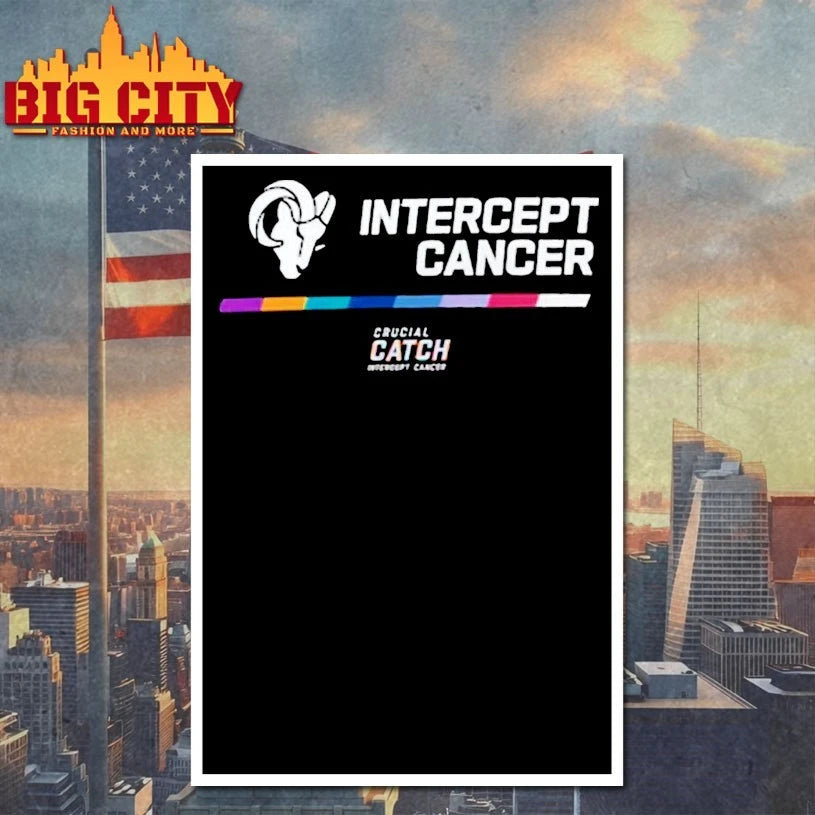 LA Rams Intercept Cancer Crucial Catch 2025 shirts
