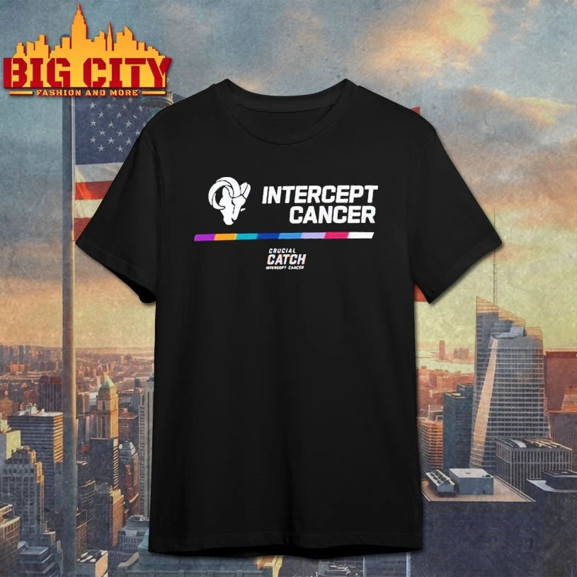 LA Rams Intercept Cancer Crucial Catch 2025 shirts