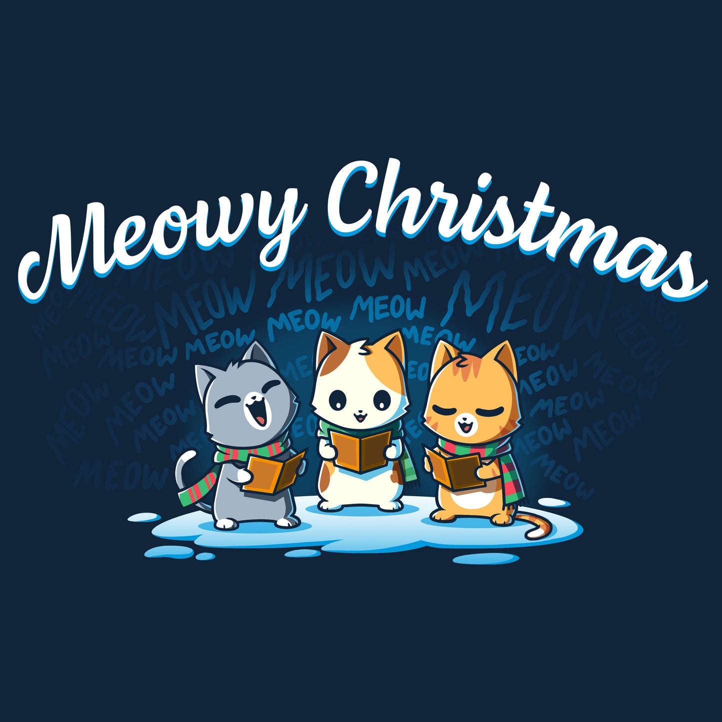Meowy Christmas Carolers