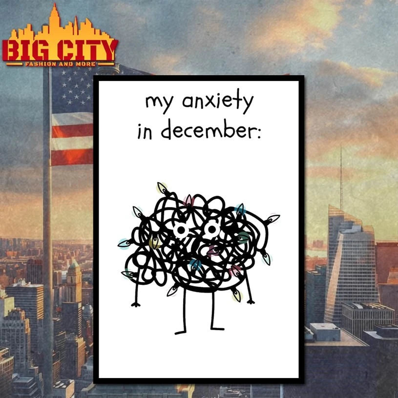 LED light my anxiety in December shirt