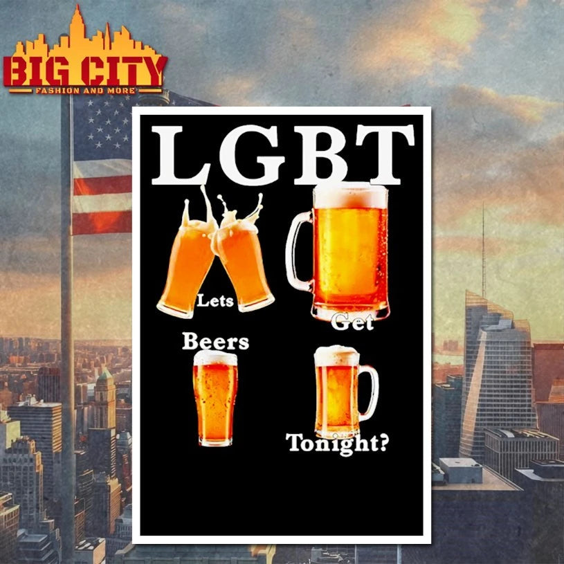 LGBT Let’s Get Beers Tonight shirt