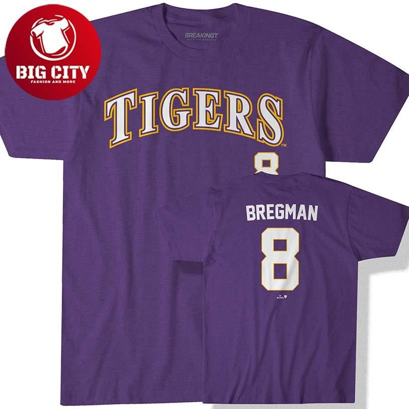 LSU Baseball Alex Bregman 8 Two Sided Shirt