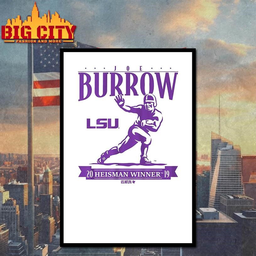 LSU Football Joe Burrow Heisman winner Shirt