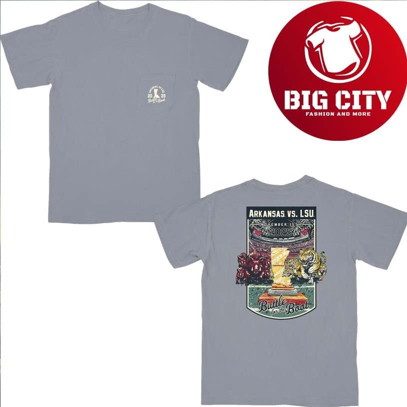 LSU vs. Arkansas Game Day 2025 Two Sided Shirt