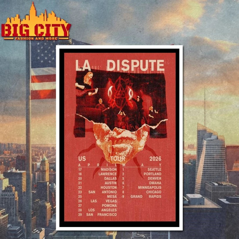 La Dispute Fall Tour 2026 Poster Shirt