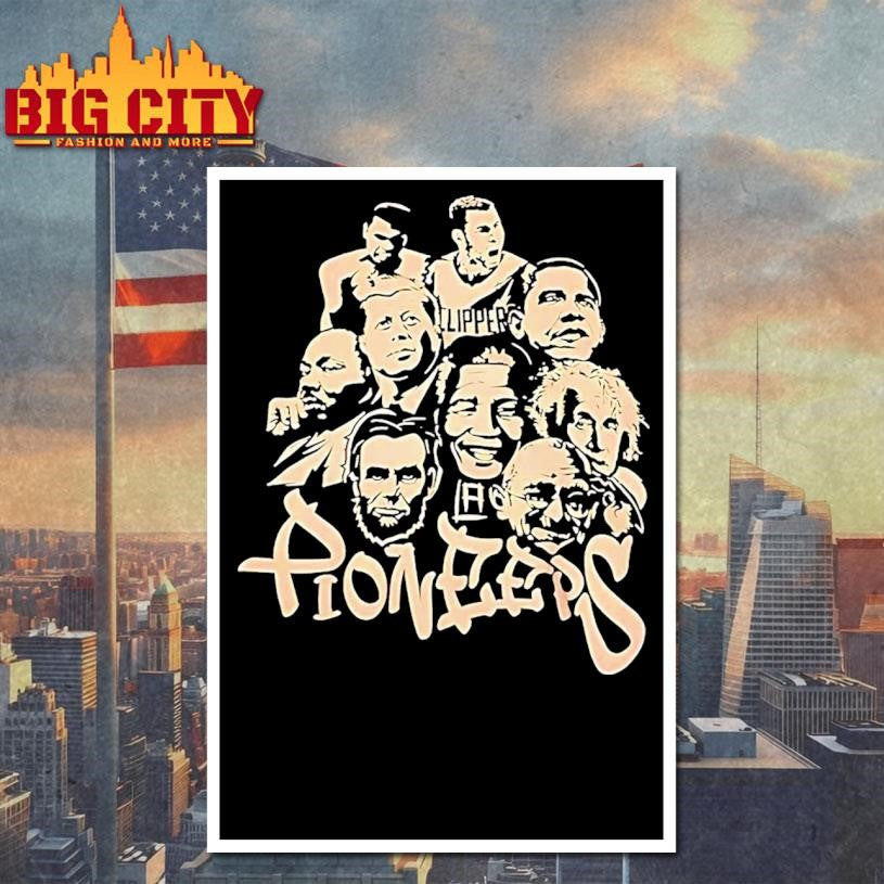 La The Pioneers Mlk Ali Lincoln Mandela Obama Shirt