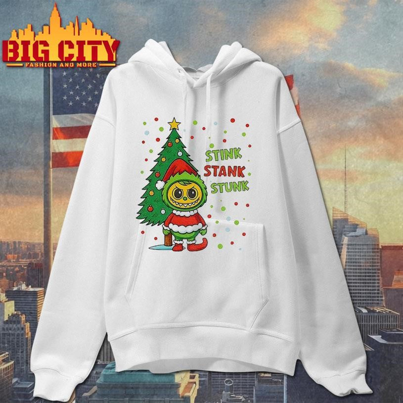 Labubu Elf Xmas Stink stank stunk Christmas shirt