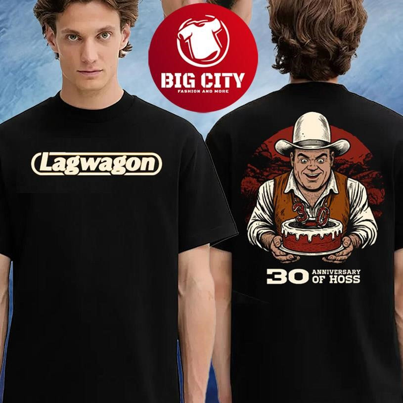 Lagwagon Merch Anniversary 30 Years Or Hoss Two Sided Shirt
