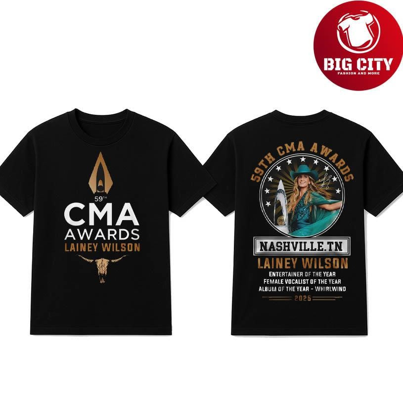 Lainey Wilson 59th CMA Awards 2025 Two Sided Shirt