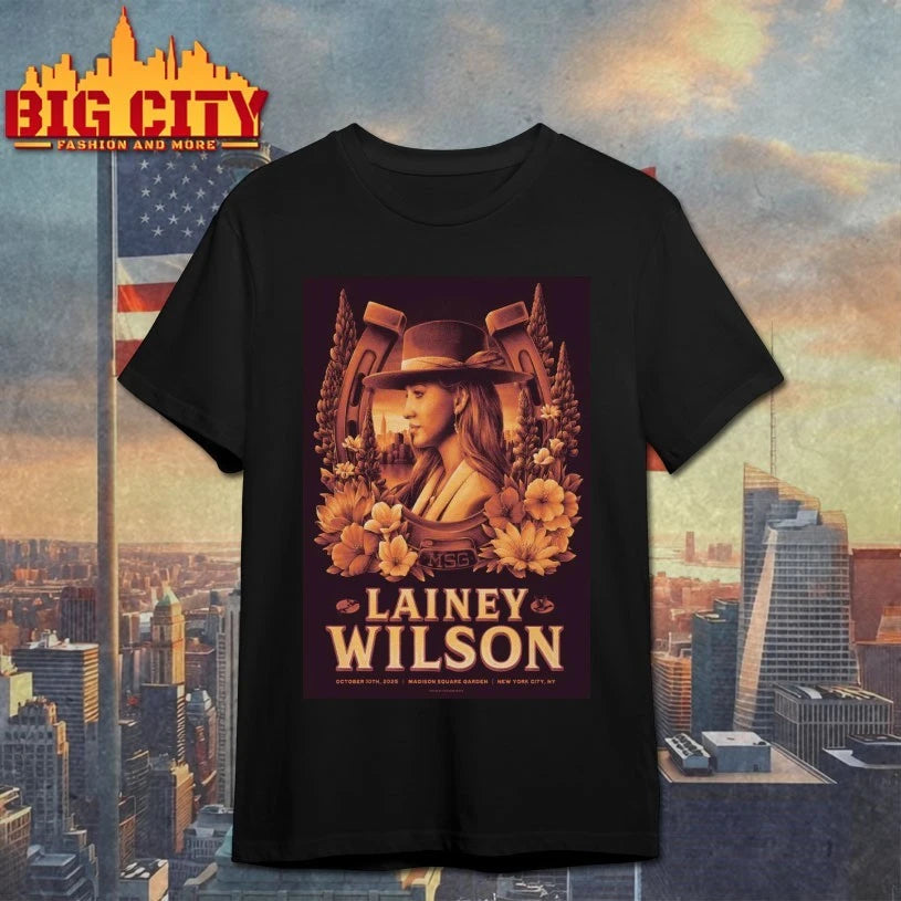 Lainey Wilson Oct 10 2025 Madison Square Garden In New York NY Poster shirt