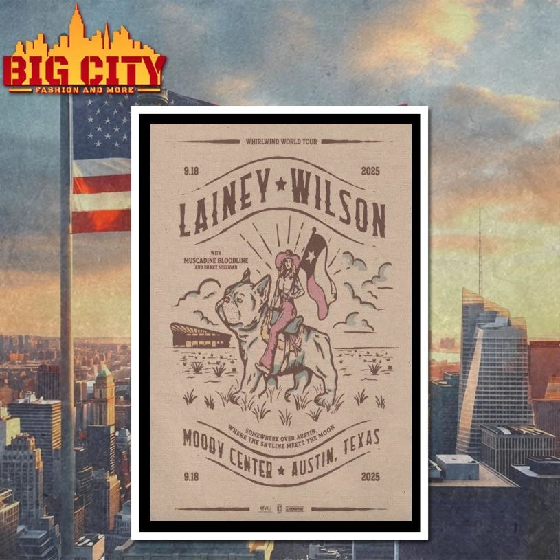 Lainey Wilson Sep 18 2025 Moody Center In Austin TX Poster shirt