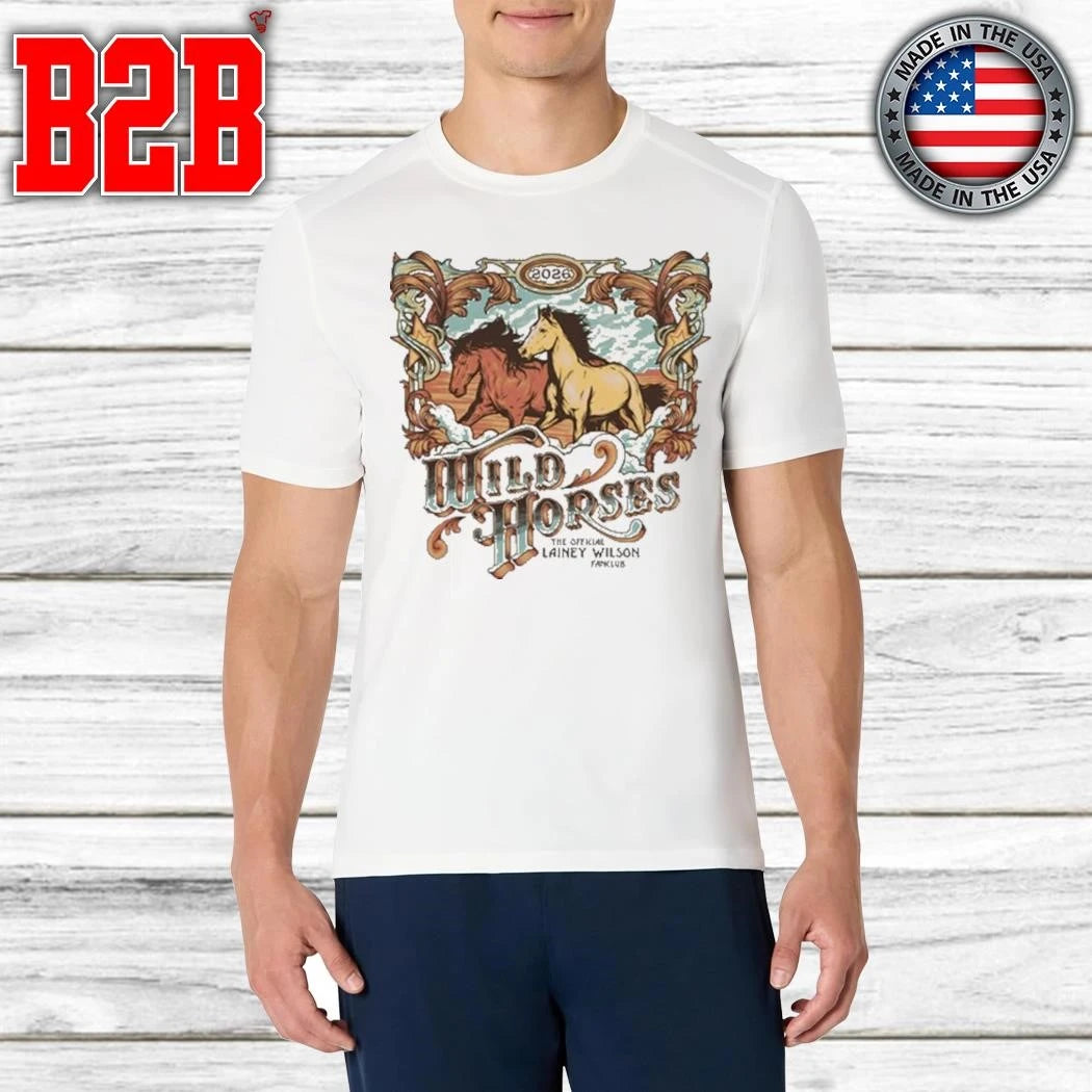 Lainey Wilson Wild Horses Fan Club Shirt