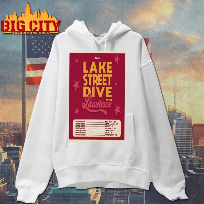 Lake Street Dive 2025 With Lawrence Poster shirt