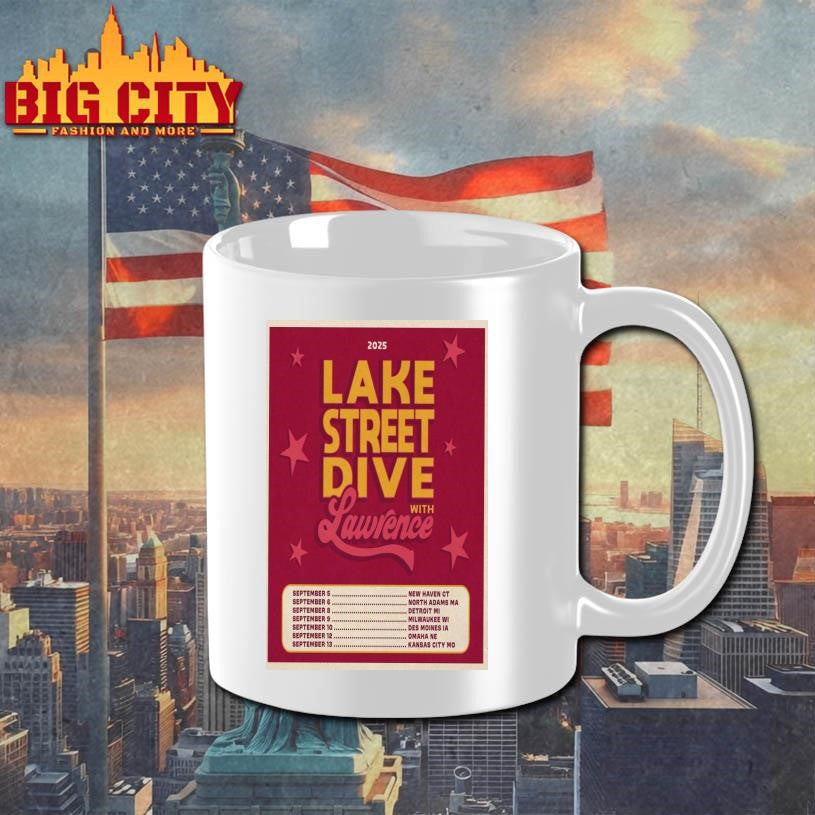 Lake Street Dive 2025 With Lawrence Poster shirt