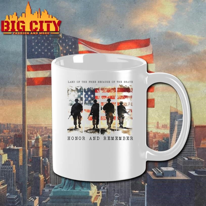 Land Off The Free Because Of The Brave Honor And Remember 2025 Shirt