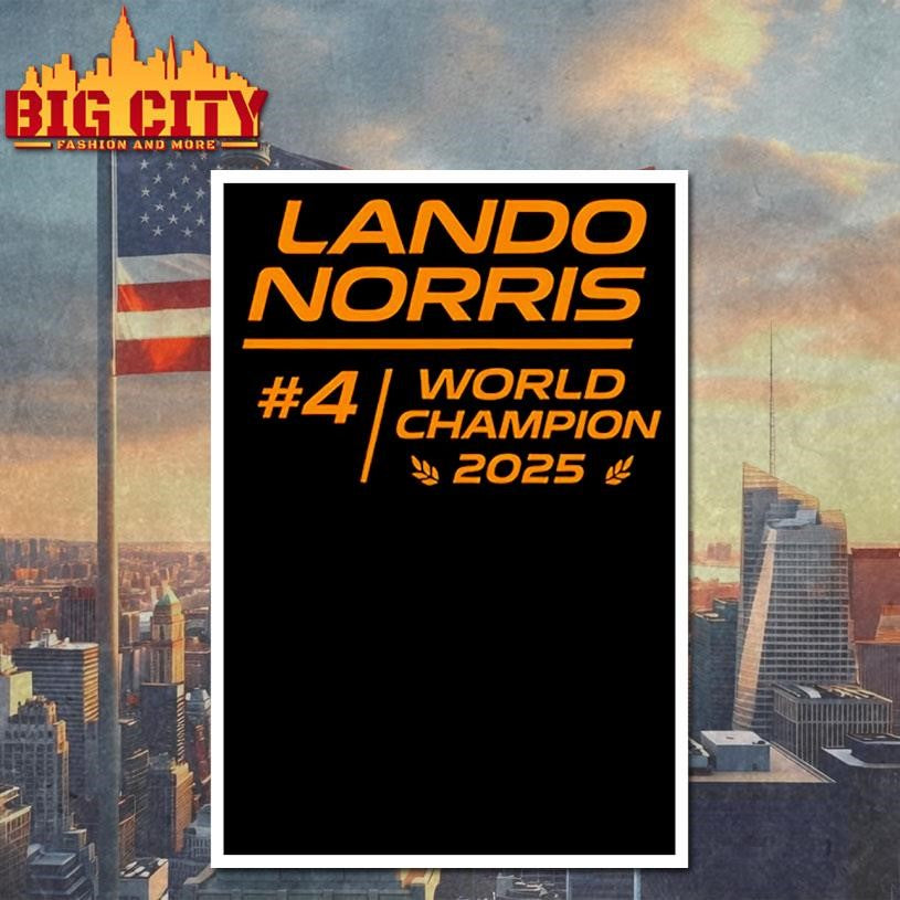 Lando Norris 2025 World Champion F1 Shirt