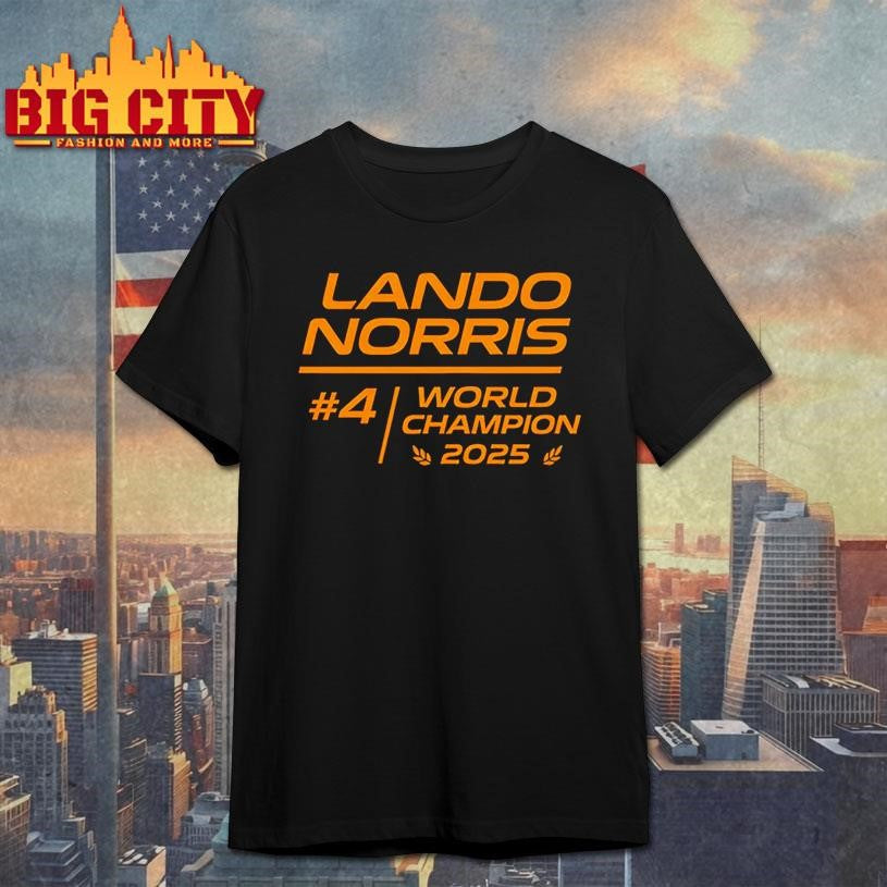 Lando Norris 2025 World Champion F1 Shirt