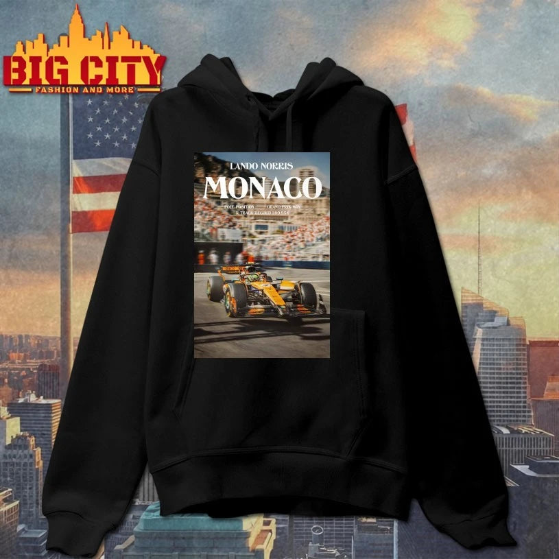 Lando Norris Monaco GP Victory Pole Track Record 2025 Poster shirt