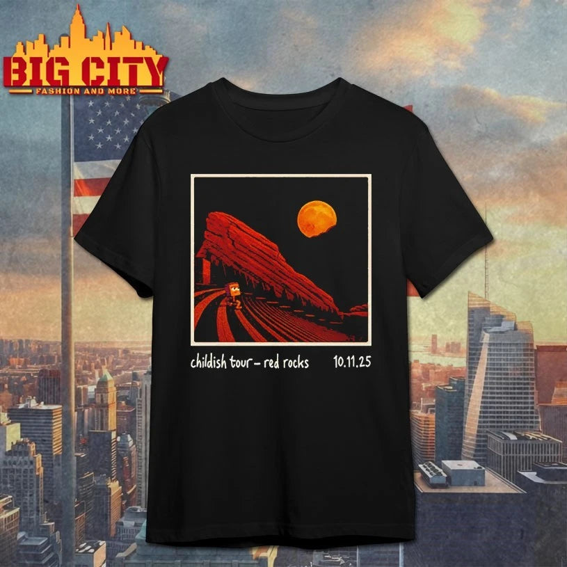 Lane 8 Childish Tour Morrison, Colorado Red Rocks Oct 11 2025 Shirt
