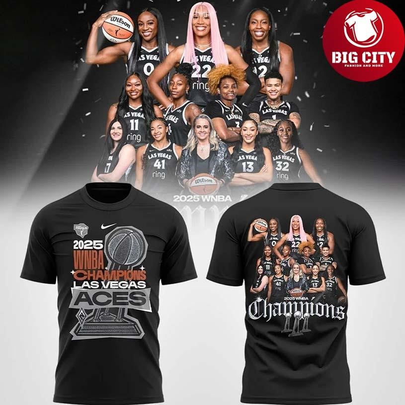 Las Vegas Aces Basketball 2025 WNBA Champions Shirt