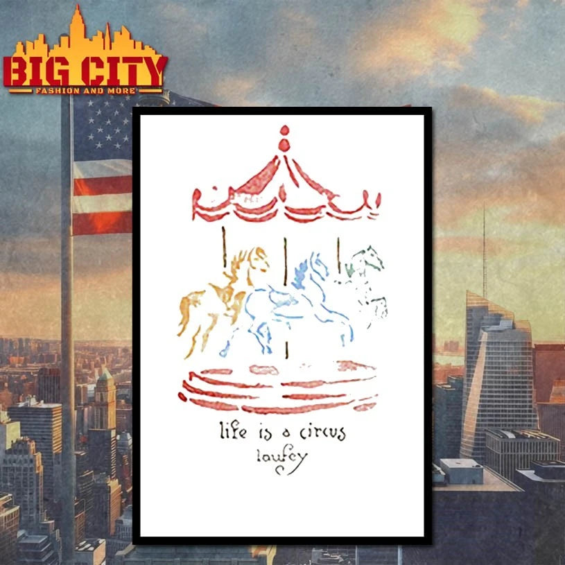 Laufey Carousel Sept 2025 Life Is A Circus Laufey Tour shirt