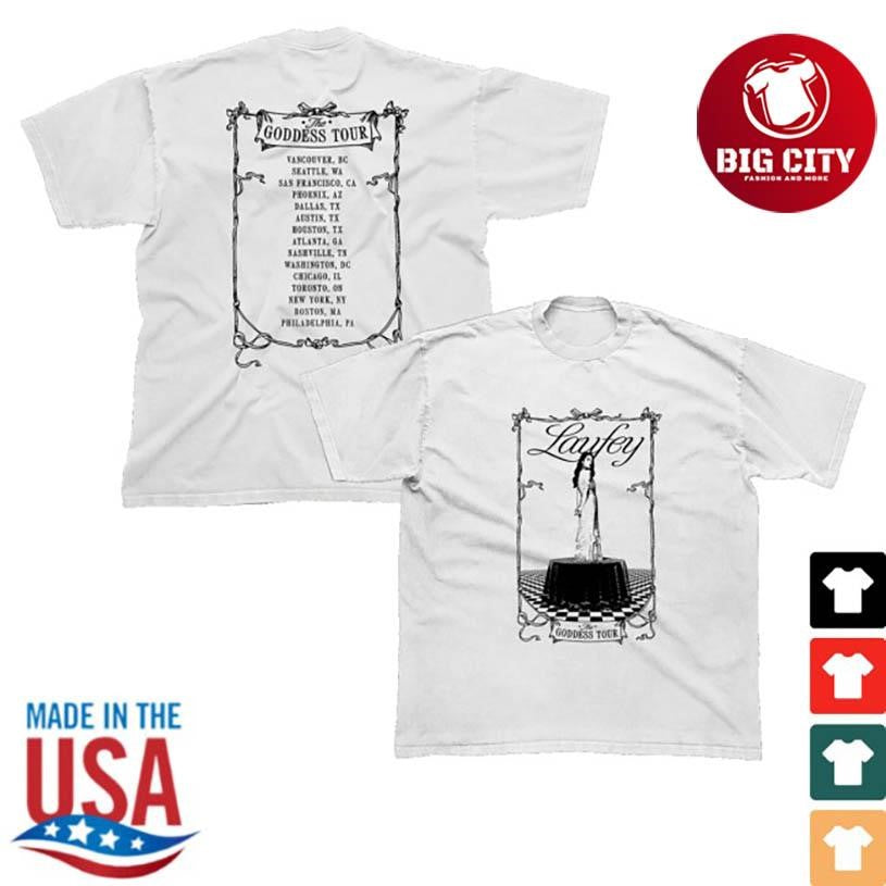 Laufey The Goddess Tour Two Sided Shirt