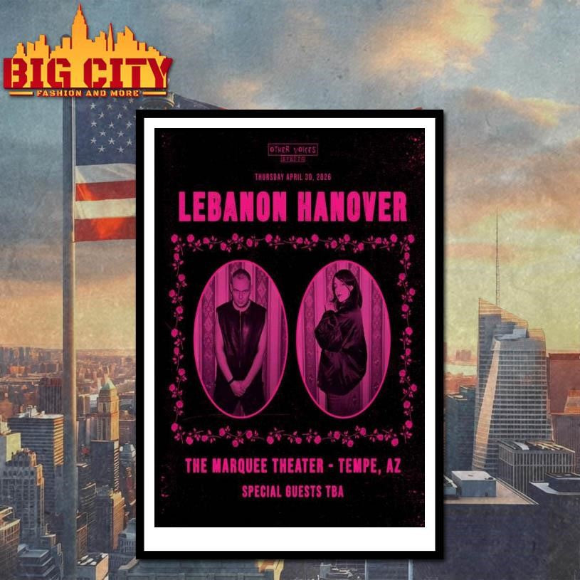 Lebanon Hanover Apr 30 2026 Marquee Theatre in Tempe AZ Poster shirt