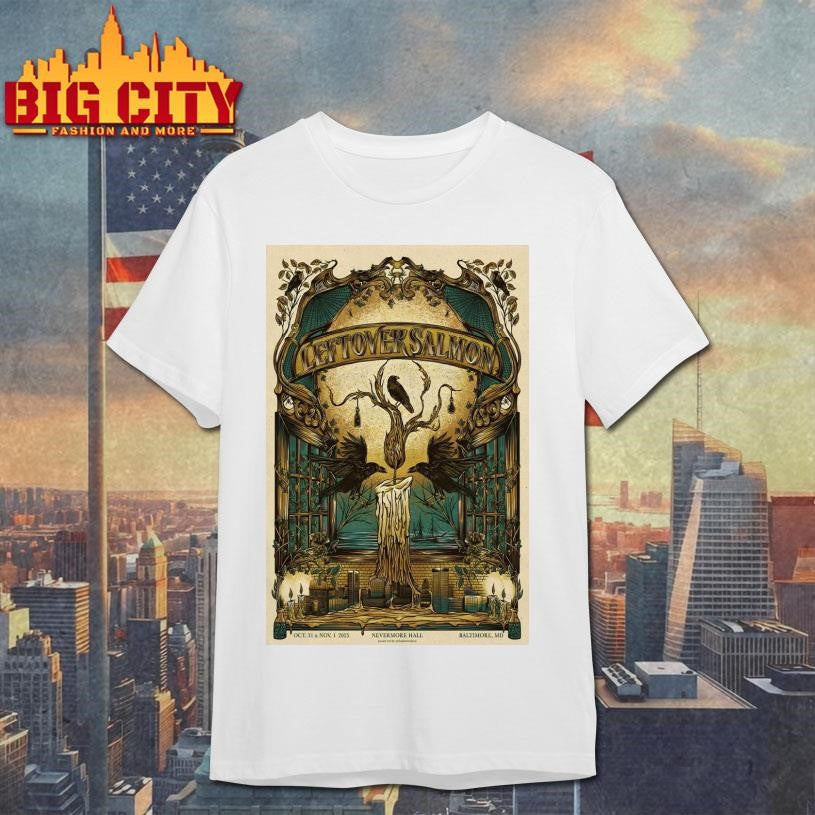 Leftover Salmon Concert Baltimore, MD Oct 31-Nov 01 2025 Poster Shirt