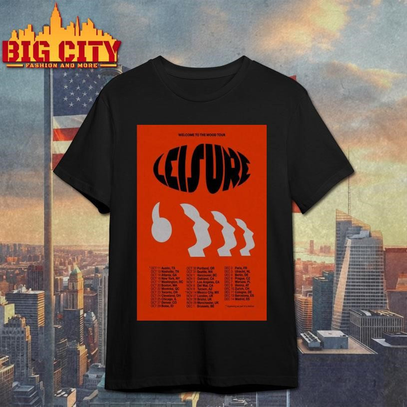 Leisure Band Welcome To The Mood Tour 2025 Poster Shirt