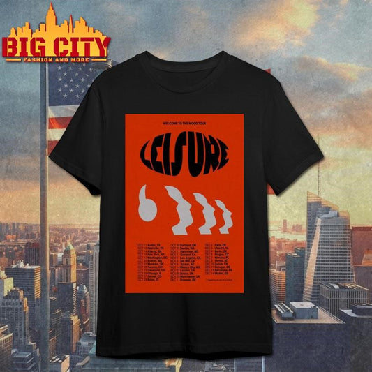 Leisure Band Welcome To The Mood Tour 2025 Poster Shirt