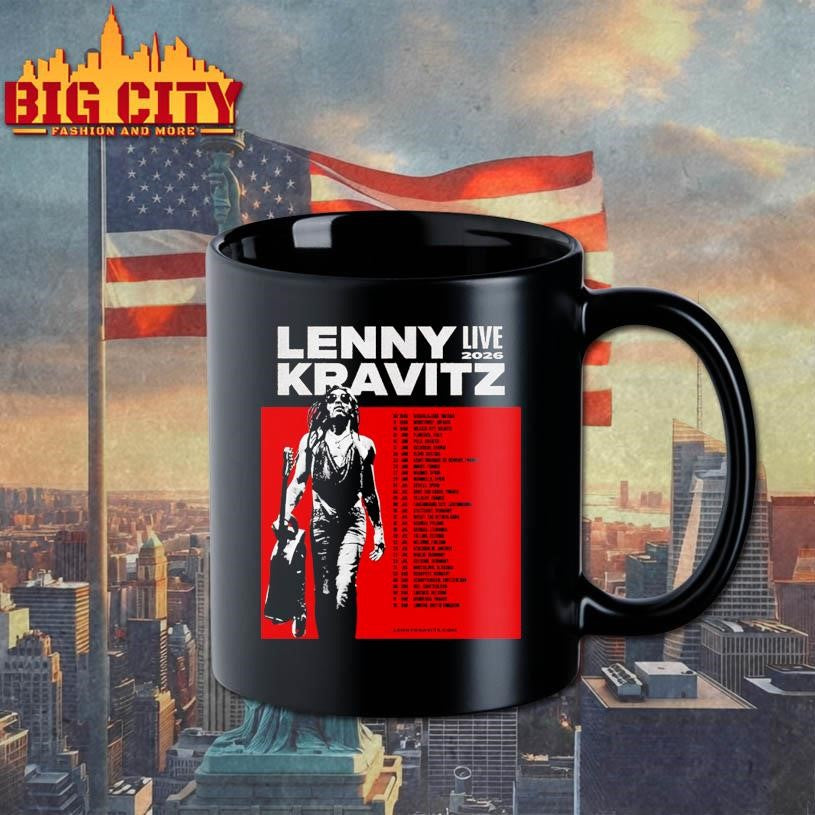 Lenny Kravitz Live 2026 Tour Schedule Venue Tour Dates Shirt