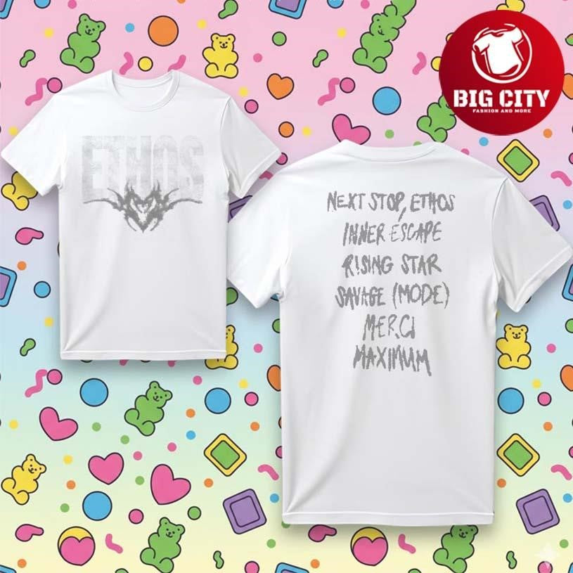 Lessss Ethos 2025 Two Sided Shirt