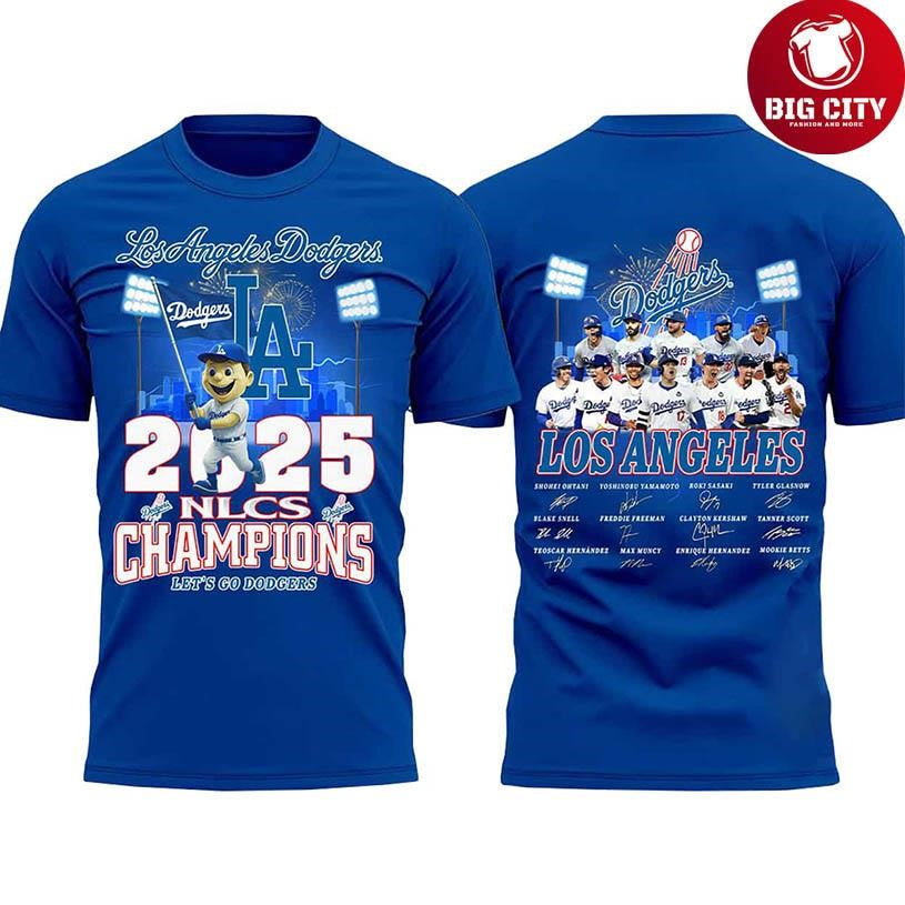 Let’s Go Dodgers NLCS Champions 2025 New Two Sided Shirt