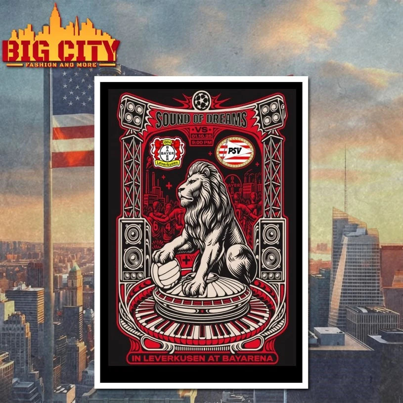 Leverkusen Vs PSV BayArena Leverkusen Germany October 1 2025 Poster Shirt