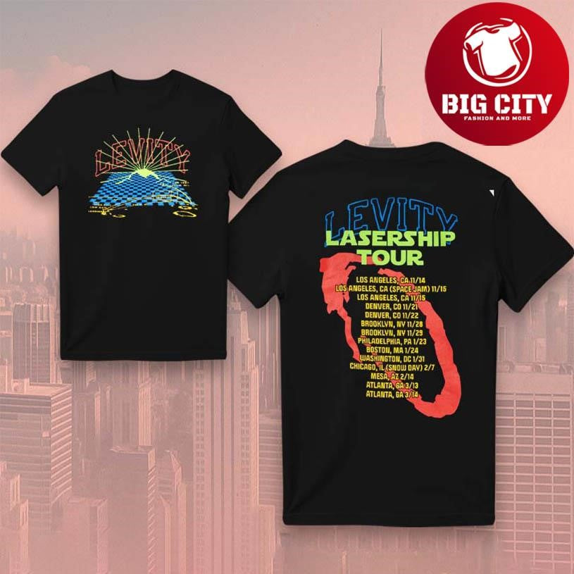 Levity Lasership Tour Terminal Landing Two Sided Shirt