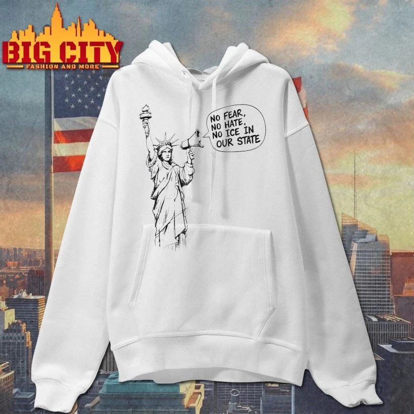 Liberty No Fear No Hate No ICE In Our State shirt