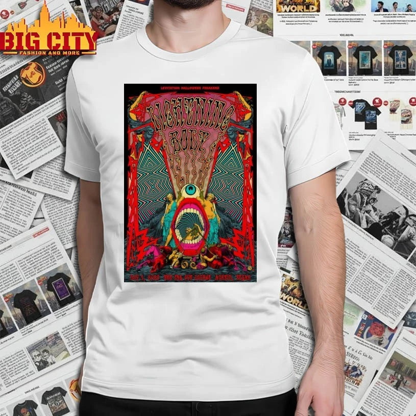 Lightning Bolt Austin Texas Nov 1 2025 Poster shirt