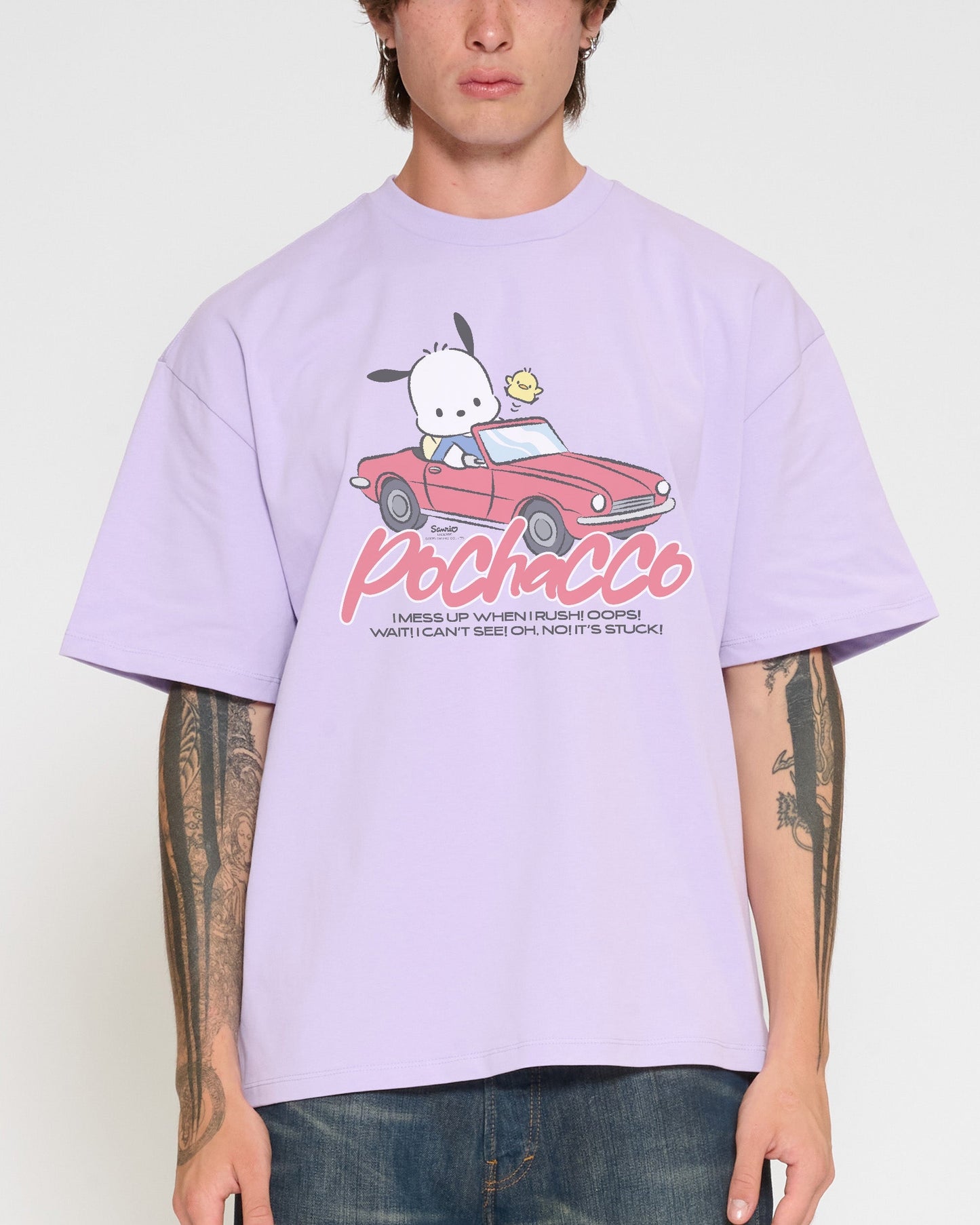 Pochacco Peak Hour Oversized Tee