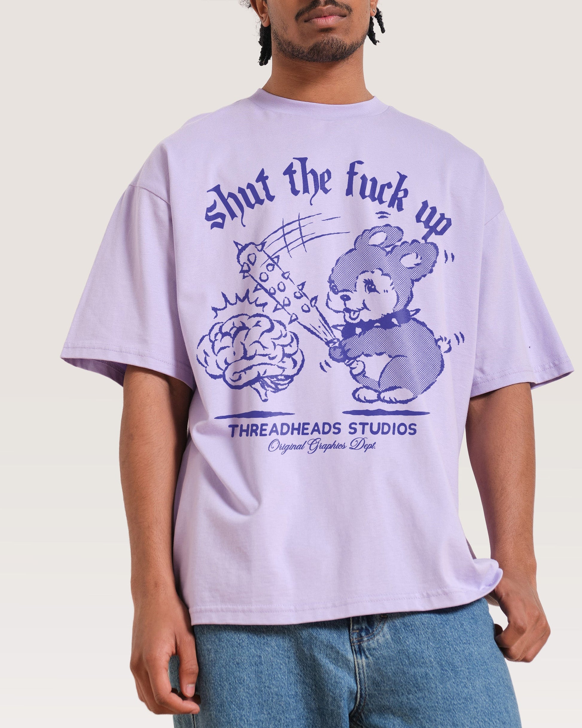 Shut the F Up Oversized Tee