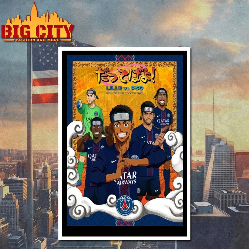 Lille Vs PSG France October 5 2025 Poster Shirt