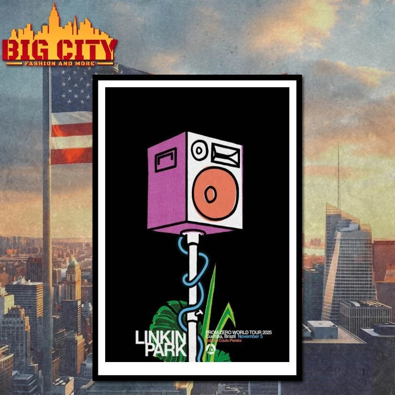 Linkin Park Curitiba, Brazil Nov 5 2025 Poster shirt