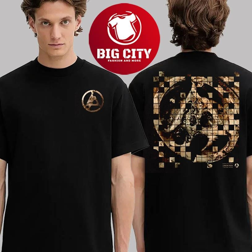 Linkin Park From Zero Tile Glitch Graphite Two Sided Shirt